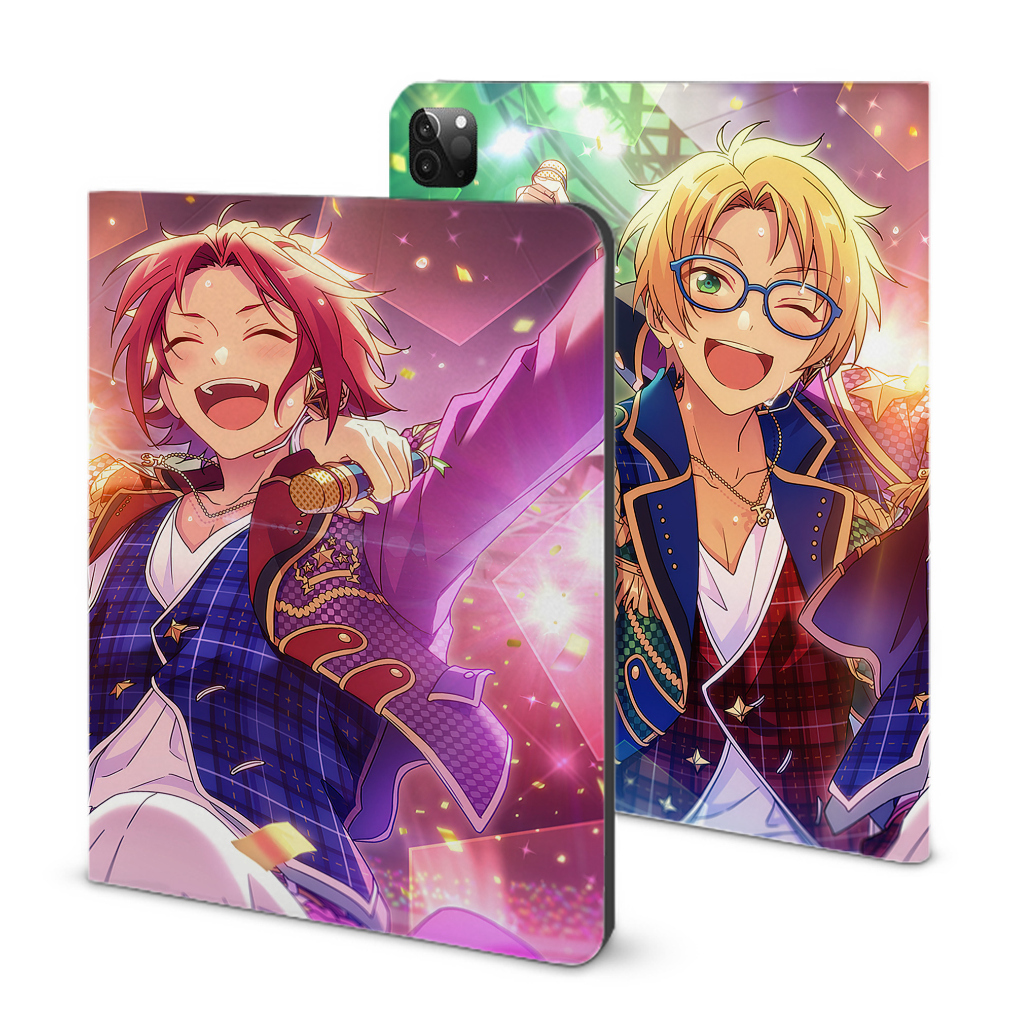 （画像用） あんさんぶるスターズ! Ensemble Stars IPadケース ペンホルダー付き ブックスタイルデザイン